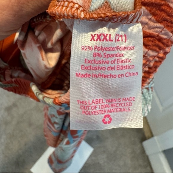 No Boundries Tropical Floral Print strapless jumpsuit size XXXL (21) - Picture 8 of 13